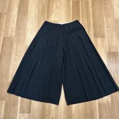 【定価17,600円】メルべイユアッシュ ワイドパンツ プリーツ M 黒