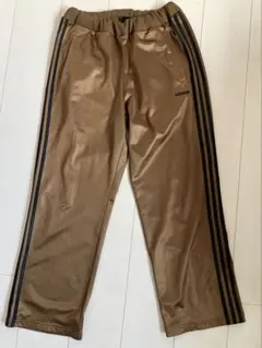 オールドアディダス　トラックパンツ　ジャージ　ブラウン　L 国旗タグ