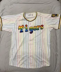 阪神タイガースユニフォームレインボーXO虎Tigers藤川森下佐藤新品未使用 阪神タイガースユニフォームレインボーXO虎Tigers虹色森下佐藤立石木浪