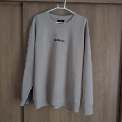 t*t様 送料無料。KANGOL ベージュ スウェット Lサイズ