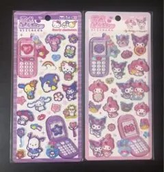 【正規品】平成はっぴーフォンステッカーズ　サンリオキャラクターズ＆マイメロクロミ