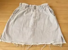 ZARA ザラ　スカート　ラベンダー　デニムスカート