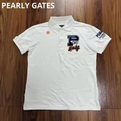 PEARLY GATES パーリーゲイツ 半袖 ポロシャツ メゾン柄 白 L - メルカリ