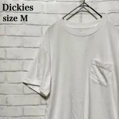 Dickies M 白 ポケT 速乾素材 古着 ワーク カジュアル
