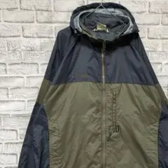 コロンビア　マウンテンパーカー　アースカラーL ロゴ刺繍アウトドア1118