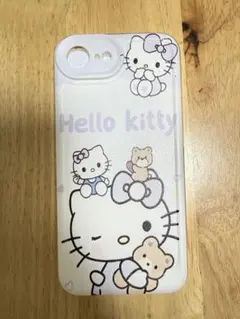 ハローキティ iPhone16e用ソフトケース