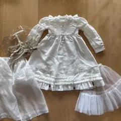 ジェニー ジェニーフレンド 作家様ハンドメイド 白ドレス＆ボンネット