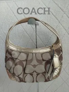✨美品✨Coach ショルダーバッグ12223 ブラウン/ゴールド