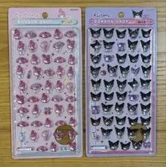 【正規品】マイメロ クロミ ボンボンドロップシールmini ミニ サンリオ 人気