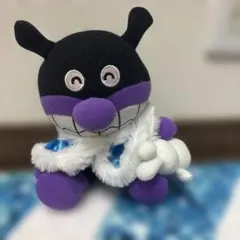 値下げ！それいけ！アンパンマン バイキンマンぬいぐるみ マント付き