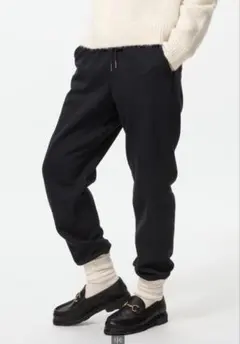 UNIQLO　ヒートテックボアスウェットパンツ　ブラックL