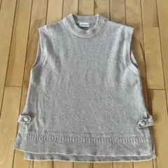 tsukuru & Lim グレー ニットベスト