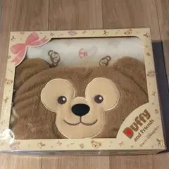 ダッフィー フード付きタオル＆おくるみ