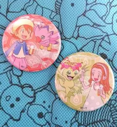 デジモンアドベンチャーtri. 缶バッジ ヤマト&ガブモン - メルカリ