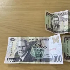 ジャマイカ 1000ドル 100ドル まとめ売り