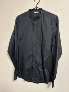 SAINT LAURENT PARIS バンドカラーシャツ ブラック37/14