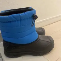 21.5 cm 子ども用　雪ブーツ　スノー　青