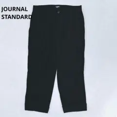 p03【ジャーナルスタンダード】カシミヤ混ウールタックテーパードパンツ　七分丈