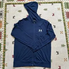 UNDER ARMOUR ネイビー フルジップ パーカー