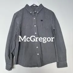 ✴︎美品✴︎McGregor レディース　グレー ボタンダウンシャツ　Mのサムネイル