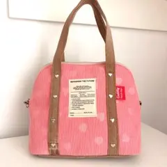 ハート　コーデュロイ 2way可能　デニムリメイクバッグ