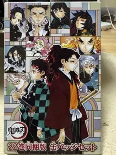 鬼滅の刃 22巻同梱版 缶バッジセット他
