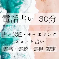 ＹＵＲＩ様専用／電話占い 30分／タロット占い／占い放題／／霊感・霊聴・霊視鑑定