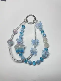ハンドメイド 星型チャーム 携帯ストラップ