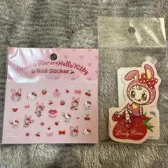 メゾピアノ×ハローキティ　ネイルシール　ステッカー