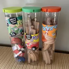 JADORE（ジャドール） 木製おもちゃセット（車・レール）