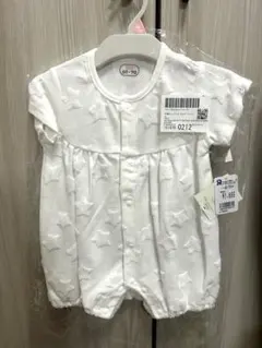 新品 トイザらス 半袖ロンパース ジャガードパイル60-70cmのサムネイル
