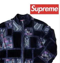 Supreme Corduroy Patchwork Denim Jacket - メルカリ