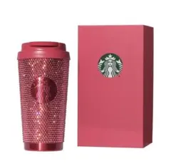 n*s様 スターバックス 2026 バレンタイン ラインストーンタンブラー