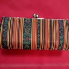 レトロ　レディースがま口財布　鹿児島柳田製