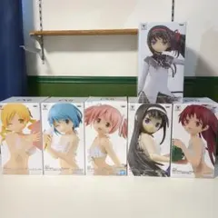 魔法少女まどかマギカ まどマギ 鹿目まどか 水着 フィギュア 6個セット