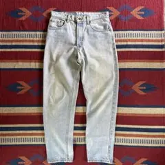 90s USA製 リーバイス550 W32相当 アイスブルー テーパード デニム