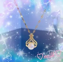 ネックレス ゴールド プレゼント 誕生日 ギフト 結婚式 綺麗 パール お洒落