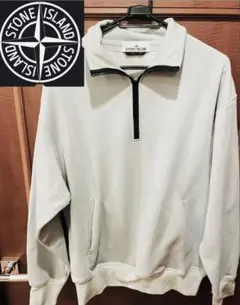 【正規品・入手困難】 STONE ISLAND ハーフジップ スウェットのサムネイル