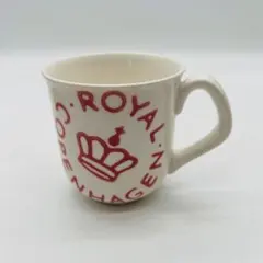 【廃盤】Royal Copenhagen マグカップ ニューシグネチャー レッド