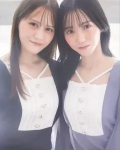 tocco closet パール飾り釦付きヨーク切り替え配色ワンピース