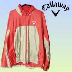 Callaway ゴルフジャケット LLオレンジ/ベージュ