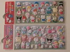 サンリオ キャラクターずかん シール 2種