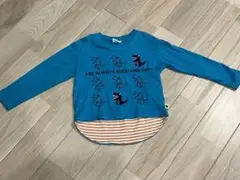 Ha!peach 恐竜プリント 長袖カットソー 110cm