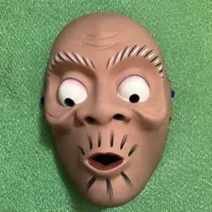 1 【新品】 狂言面　能面　空吹 うそぶき 二条探月 桐箱入り 小ぶり