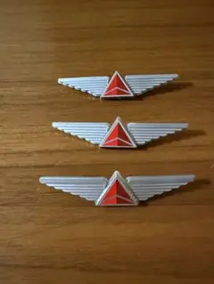 デルタ航空 ウィングパイロットバッジ〘非売品〙ゴールド - メルカリ
