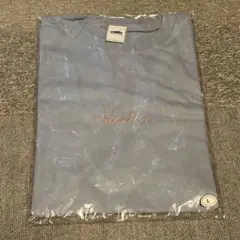 sumika 刺繍Tシャツ アシッドブルー L