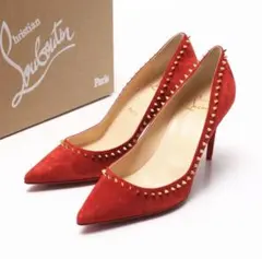 【新品未使用】クリスチャンルブタンパンプス