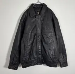 90s 00s outbrook シングルレザージャケット ブルゾン 本革 L - メルカリ