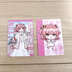 カラフルピーチ グミ2 カード　のあセット