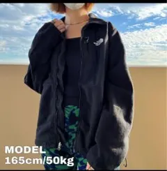 ザノースフェイス ポーラテック デナリジャケット 黒ブラック フリース XL